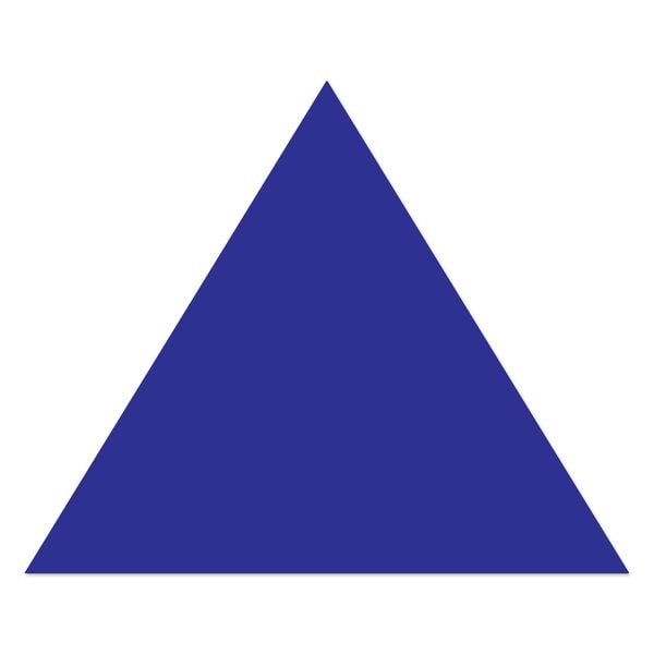 Ergomat 16in Mean Lean Arrow Head DuraStripe Blue, 9PK DSML-ARROWHEAD-16-B-KIT - main